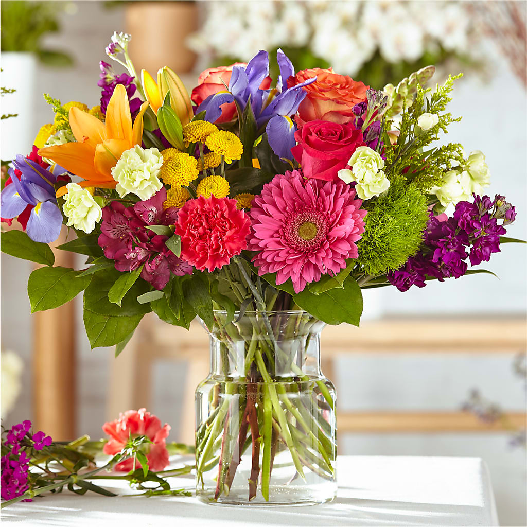 Bold & Bright – A Florist Original – XINAI'S FLOWERS, Chowchilla CA