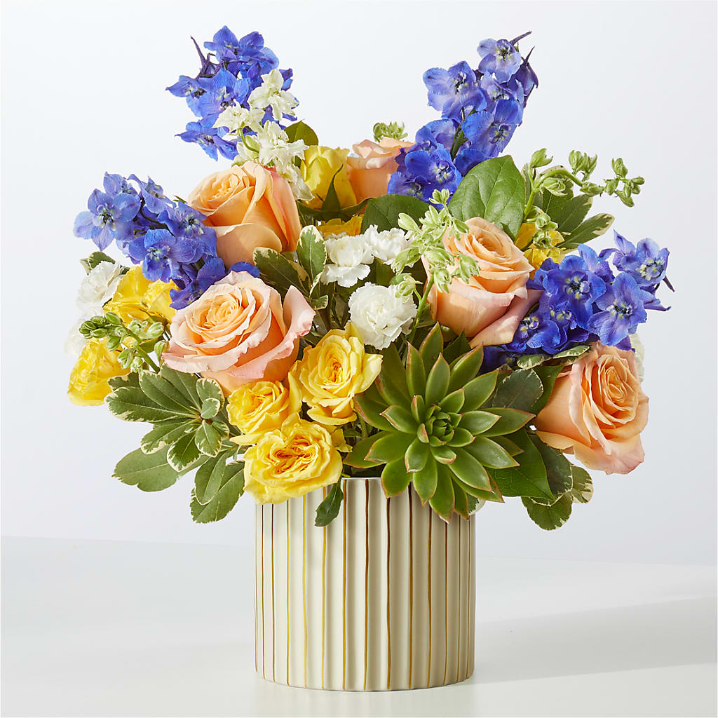Cobalt Reverie Bouquet – XINAI'S FLOWERS, Chowchilla CA