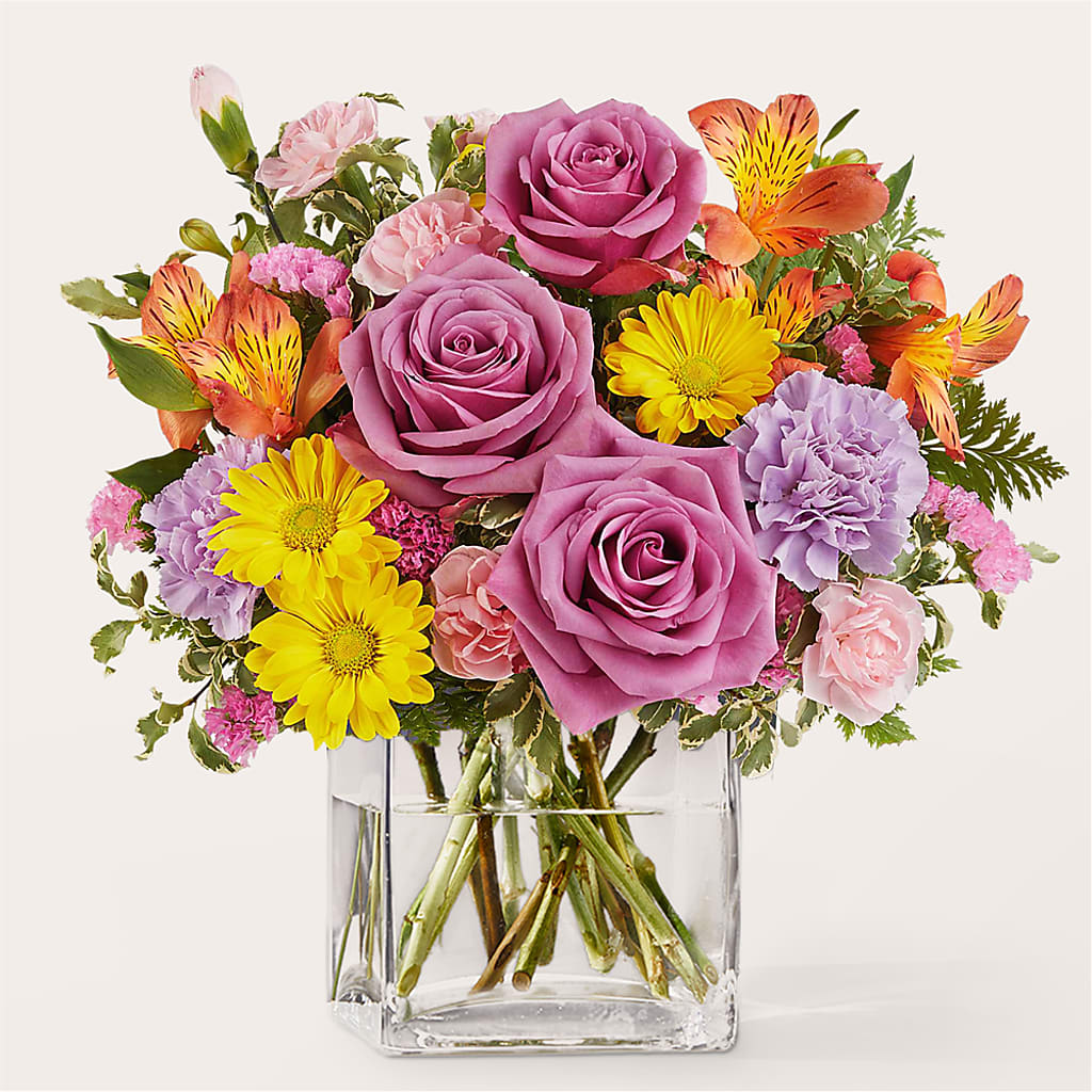 Shades of Happiness Bouquet – XINAI'S FLOWERS, Chowchilla CA