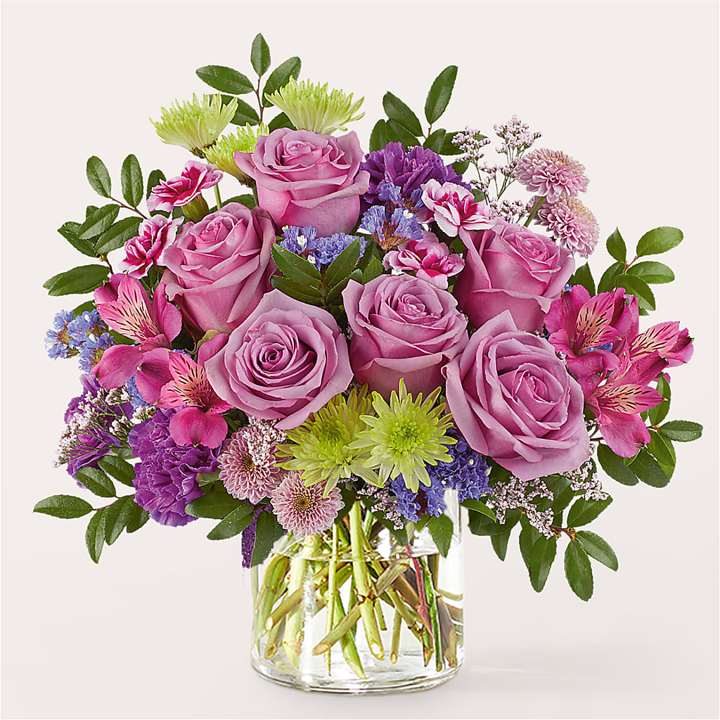 Glass Half Full Bouquet – XINAI'S FLOWERS, Chowchilla CA