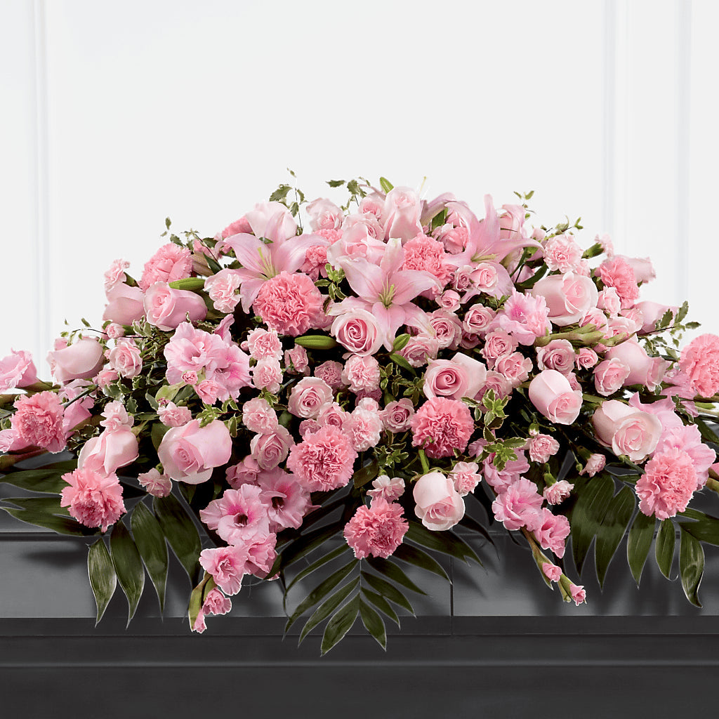 Garden of Comfort Casket Spray (Standard) – XINAI'S FLOWERS, Chowchilla CA