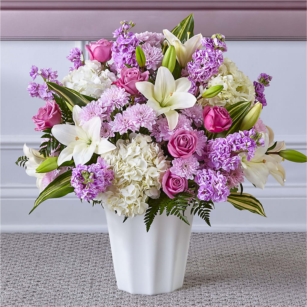 Heaven Sent Floor Basket – XINAI'S FLOWERS, Chowchilla CA
