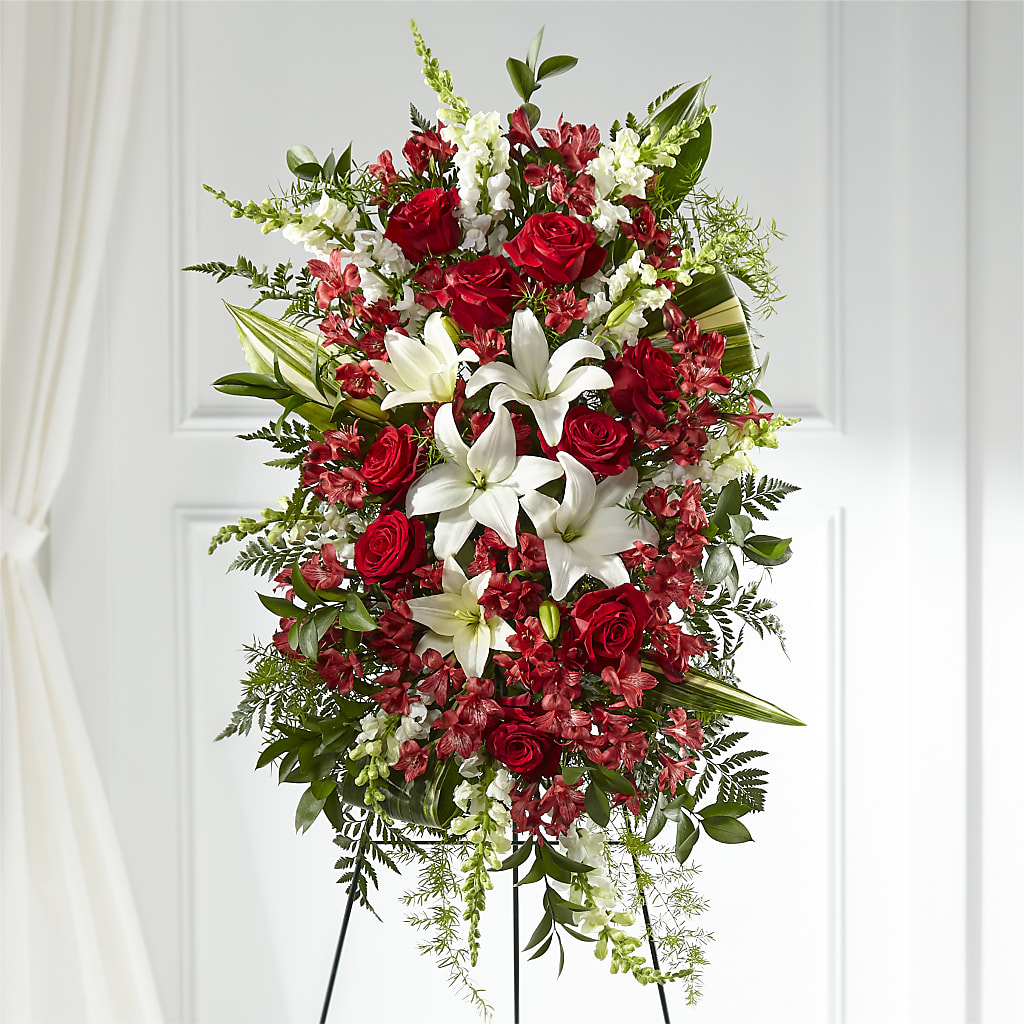 Everlasting Memory Standing Spray – XINAI'S FLOWERS, Chowchilla CA