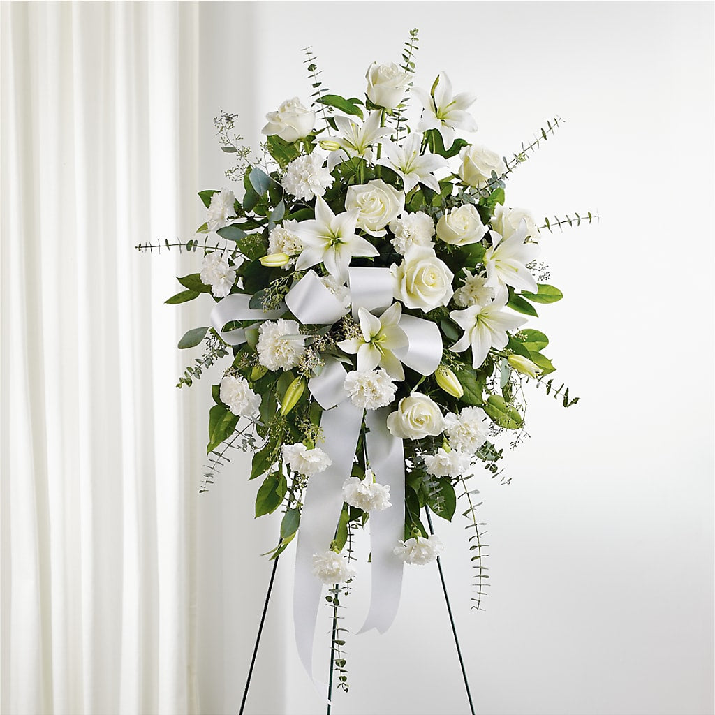 With Care Standing Spray – XINAI'S FLOWERS, Chowchilla CA
