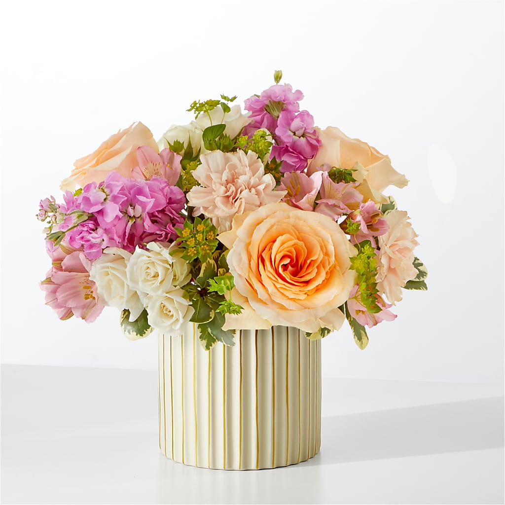 Paradise Bouquet with Ivory Vase – XINAI'S FLOWERS, Chowchilla CA