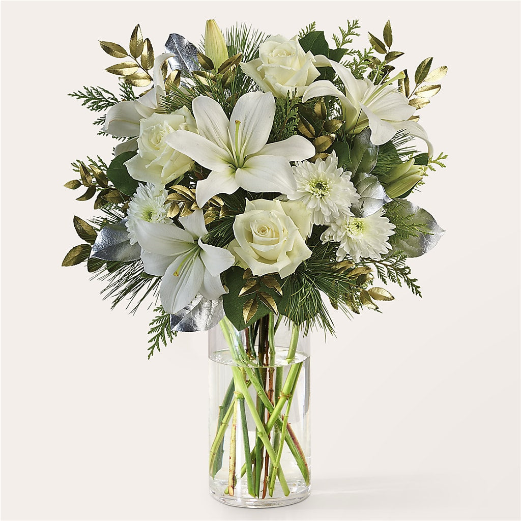 Wintry Mix Bouquet – XINAI'S FLOWERS, Chowchilla CA