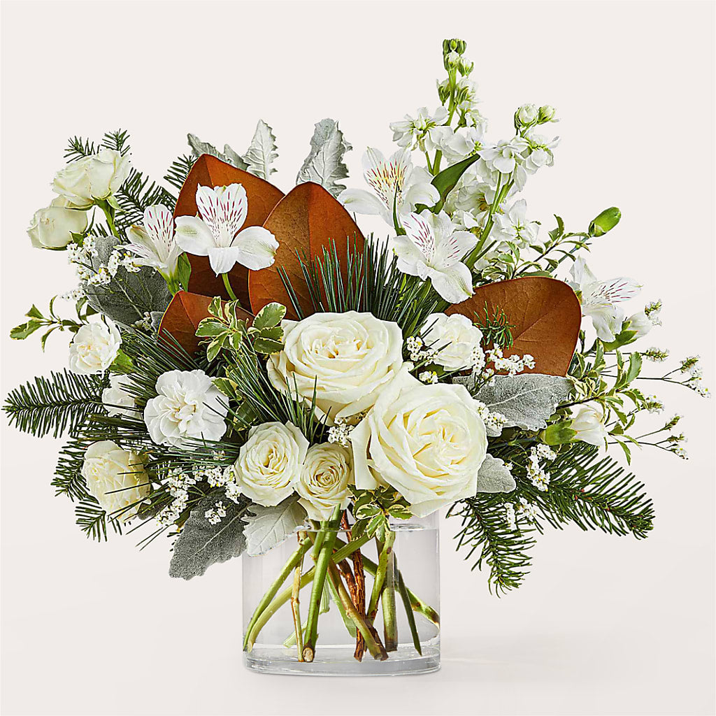 Fresh Snowfall Bouquet – XINAI'S FLOWERS, Chowchilla CA