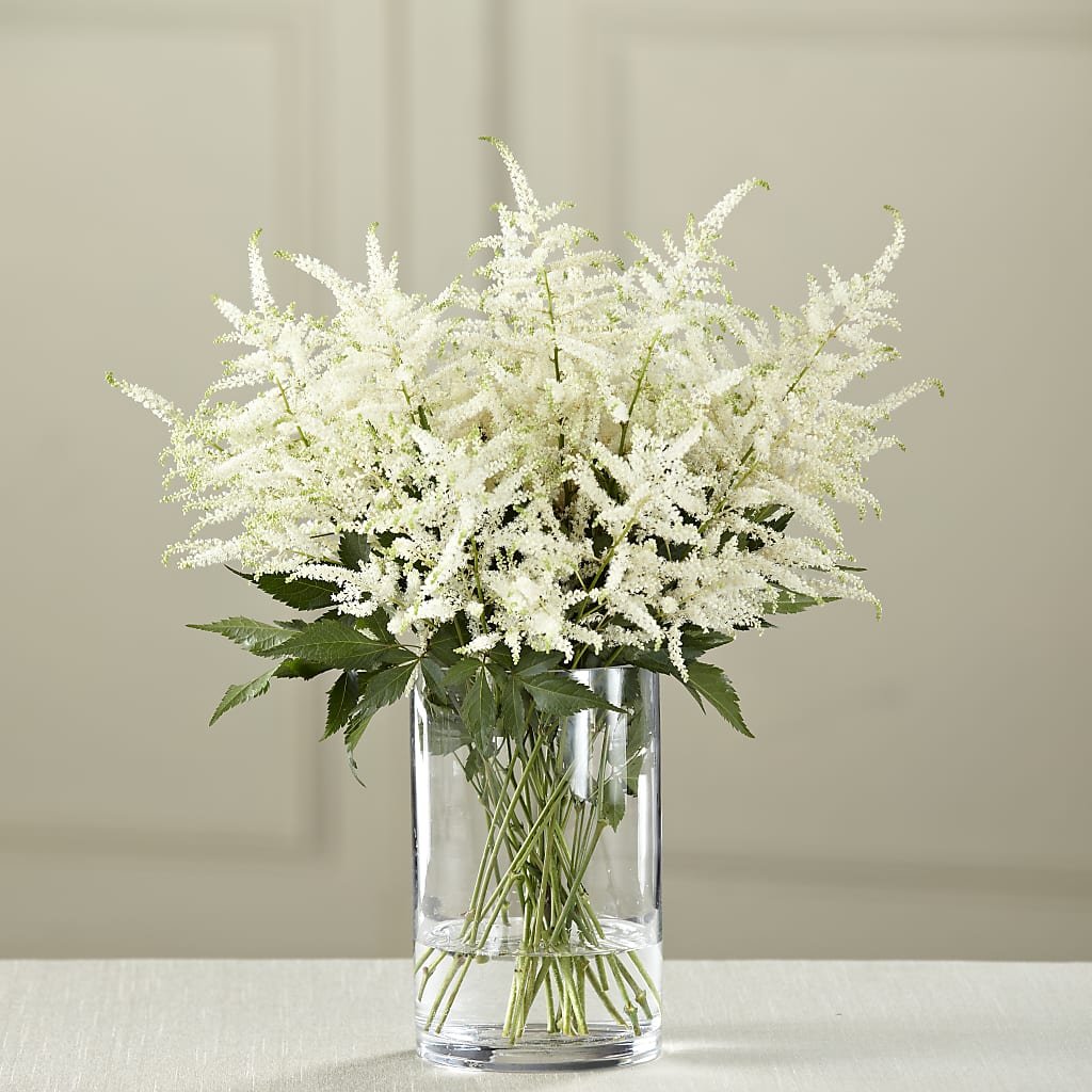 White Astilbe Bouquet – XINAI'S FLOWERS, Chowchilla CA