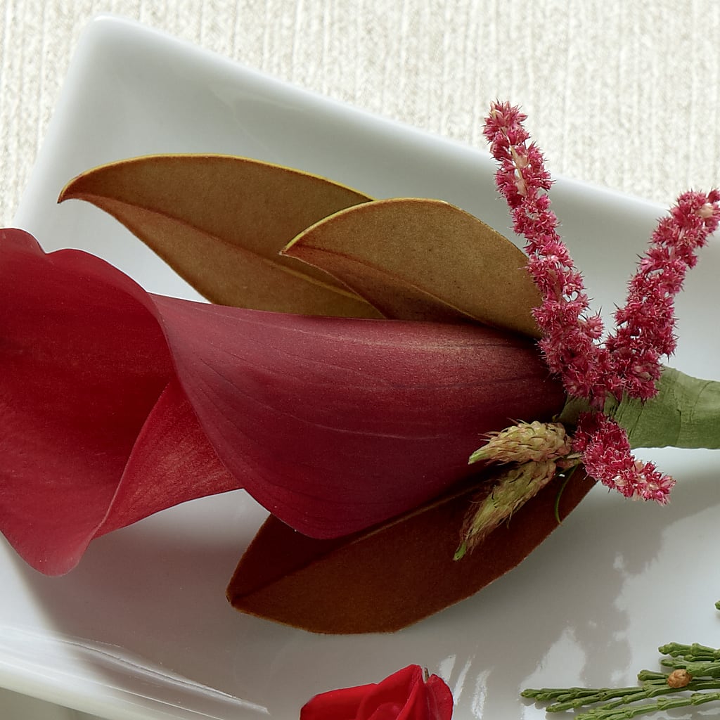 Red Calla Boutonniere – XINAI'S FLOWERS, Chowchilla CA