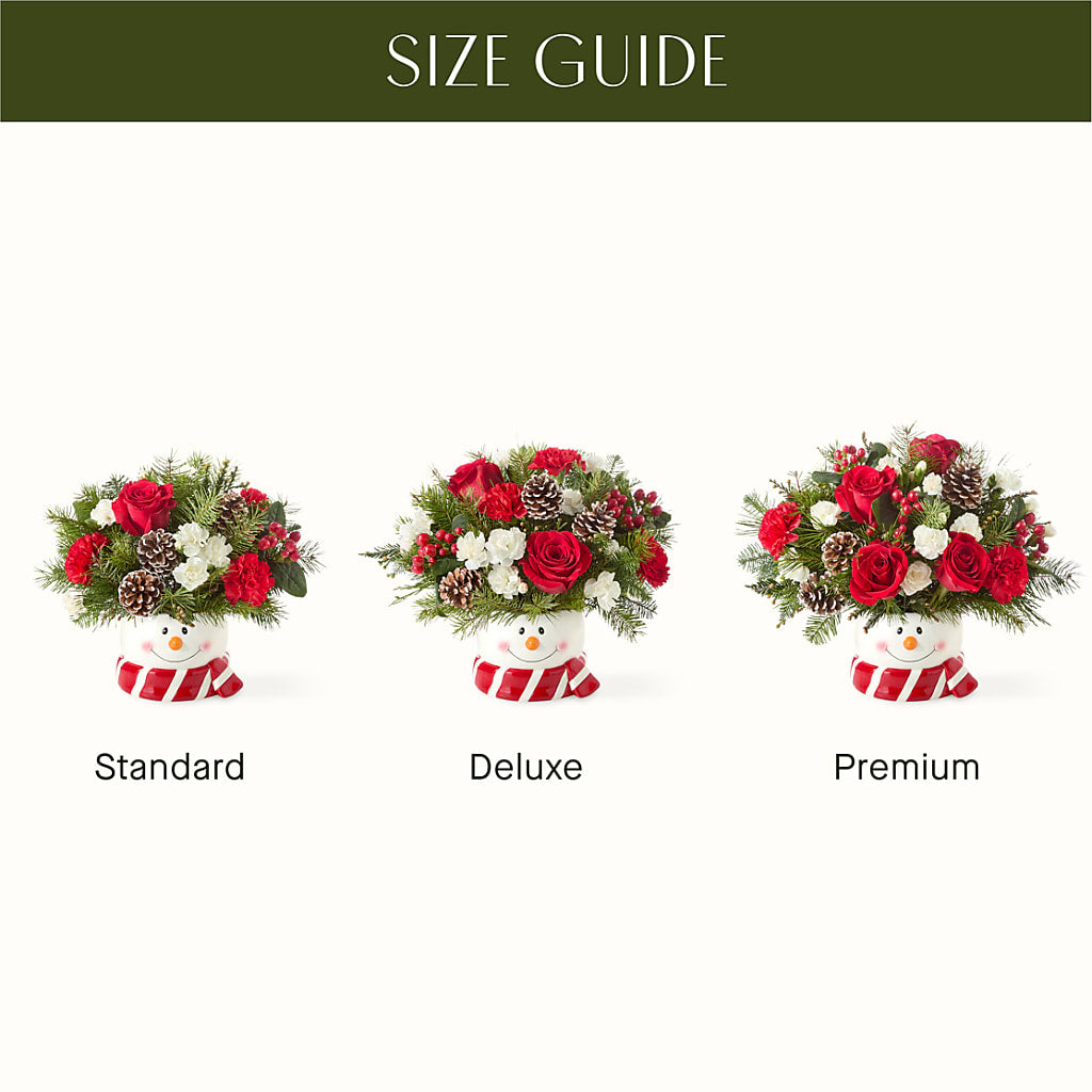 Jolly Snowman Bouquet – XINAI'S FLOWERS, Chowchilla CA