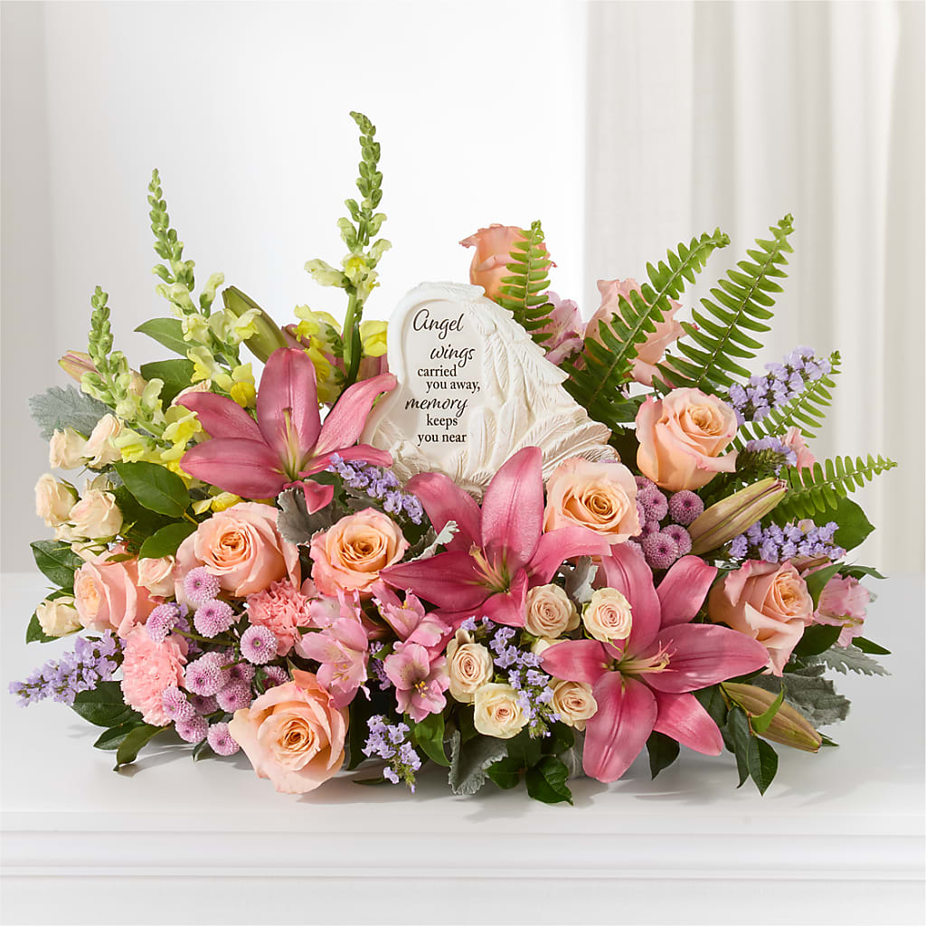 Gentle Light Arrangement – XINAI'S FLOWERS, Chowchilla CA