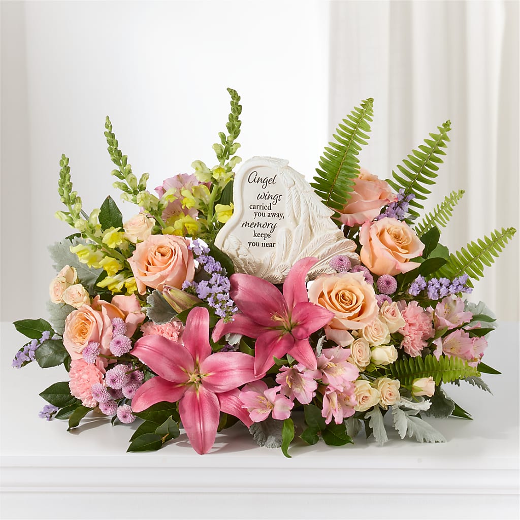 Gentle Light Arrangement – XINAI'S FLOWERS, Chowchilla CA