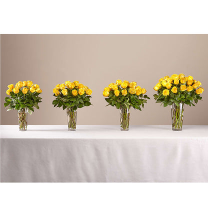 Long Stem Yellow Rose Bouquet – XINAI'S FLOWERS, Chowchilla CA