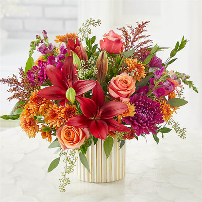 Burgundy Landscape Bouquet – XINAI'S FLOWERS, Chowchilla CA