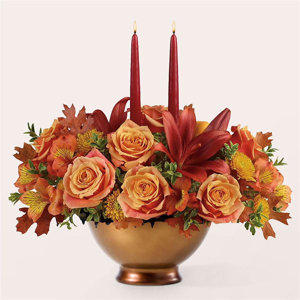 Harvest Table Centerpiece – XINAI'S FLOWERS, Chowchilla CA
