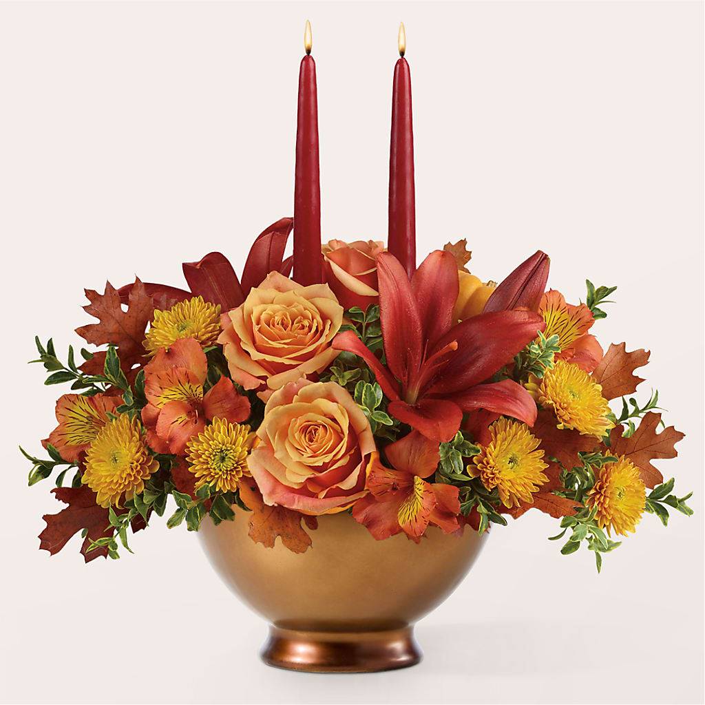 Harvest Table Centerpiece – XINAI'S FLOWERS, Chowchilla CA