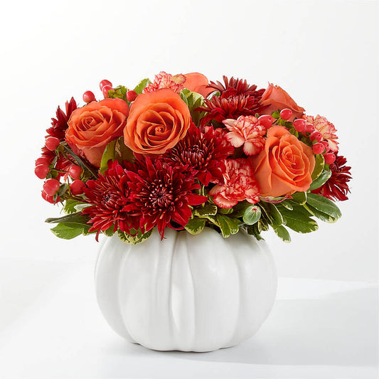 Autumn Air Pumpkin Bouquet – XINAI'S FLOWERS, Chowchilla CA