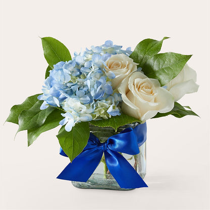 Sky Blue Delight Bouquet – XINAI'S FLOWERS, Chowchilla CA