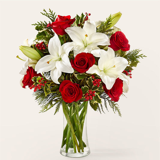 Sparkling Snowflakes Bouquet – XINAI'S FLOWERS, Chowchilla CA