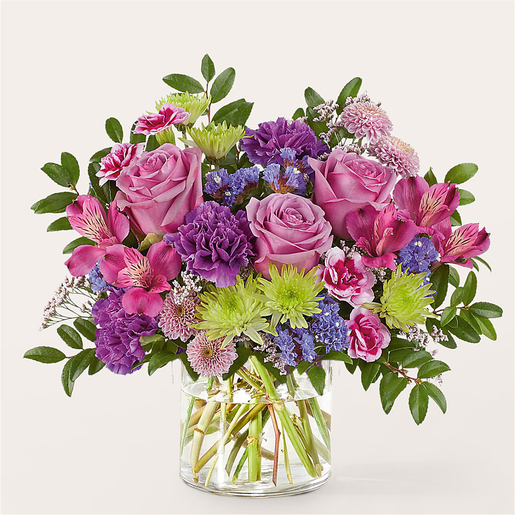 Glass Half Full Bouquet – XINAI'S FLOWERS, Chowchilla CA