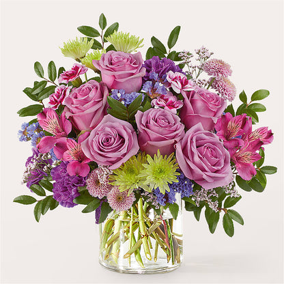 Glass Half Full Bouquet – XINAI'S FLOWERS, Chowchilla CA