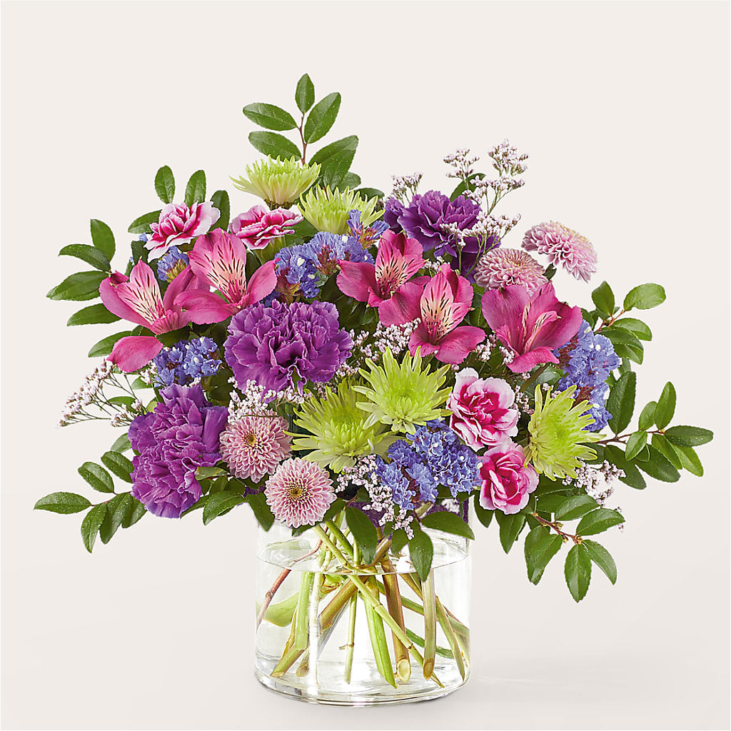 Glass Half Full Bouquet – XINAI'S FLOWERS, Chowchilla CA