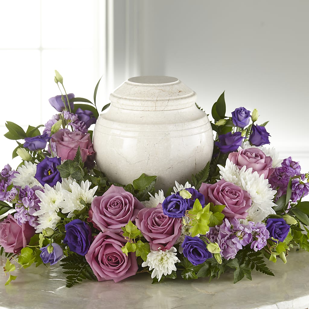 Blooming Sympathy Cremation Adornment – XINAI'S FLOWERS, Chowchilla CA
