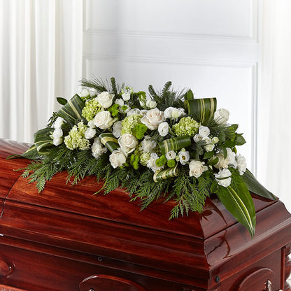 Hopeful Gesture Casket Spray – XINAI'S FLOWERS, Chowchilla CA