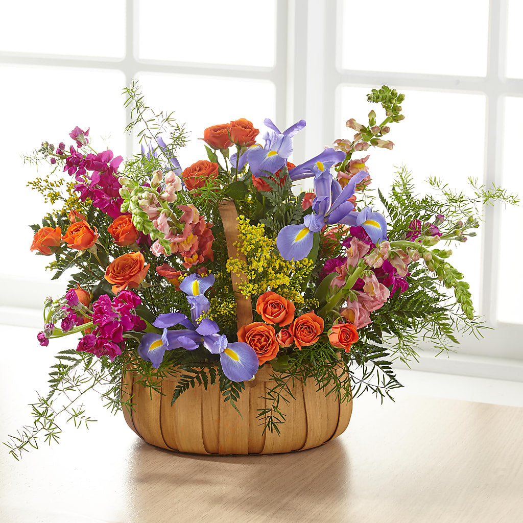 Garden of Life Basket – XINAI'S FLOWERS, Chowchilla CA