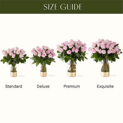 Picture Perfect Pink Rose Bouquet – XINAI'S FLOWERS, Chowchilla CA
