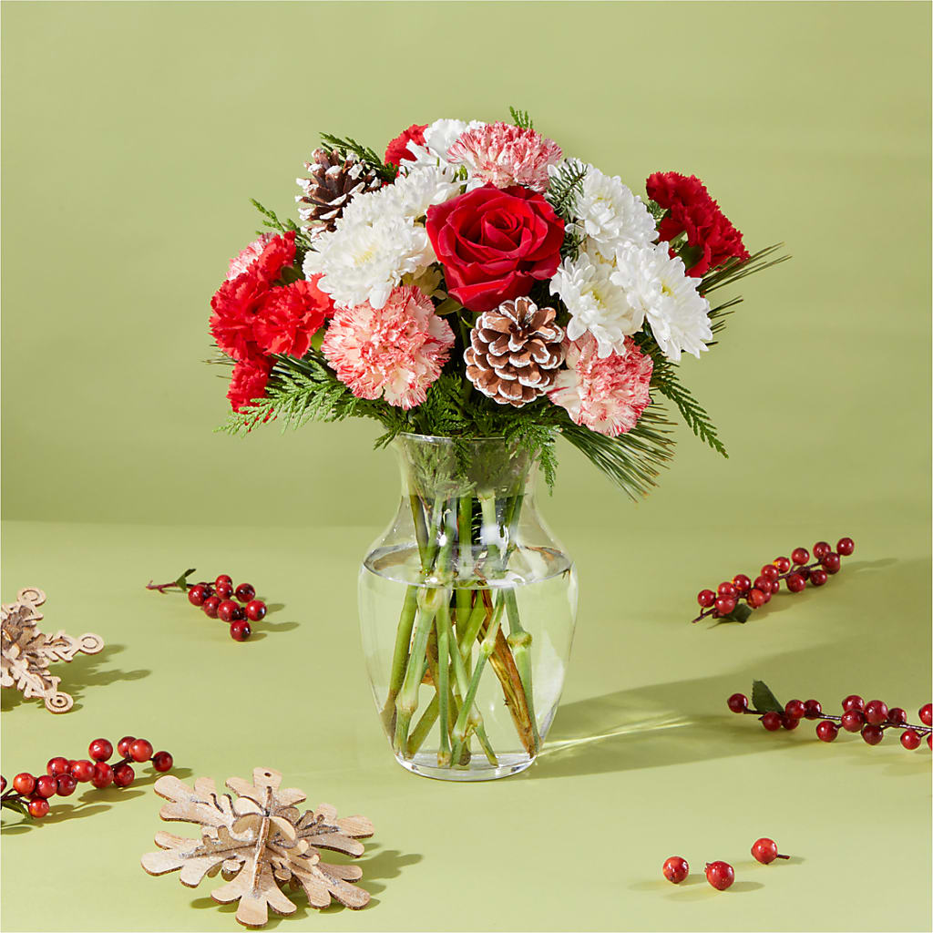 Candy Cane Lane Bouquet – XINAI'S FLOWERS, Chowchilla CA