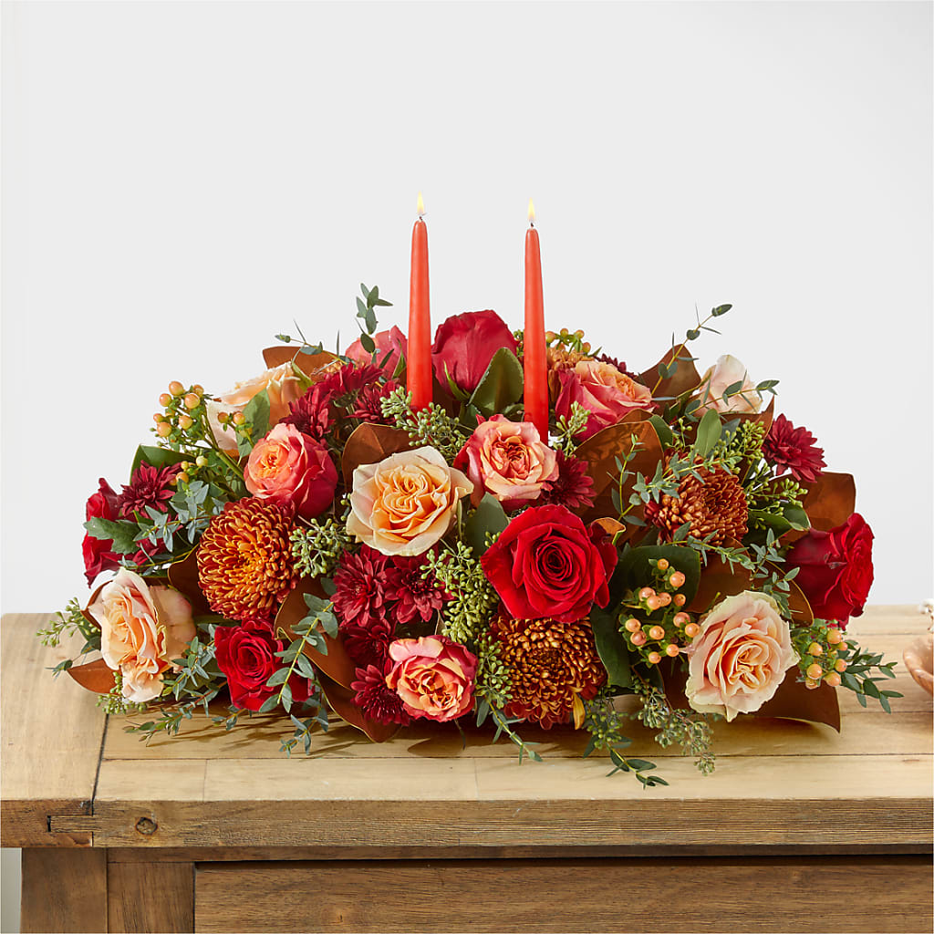 Gather Near Centerpiece – XINAI'S FLOWERS, Chowchilla CA