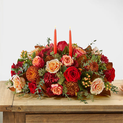 Gather Near Centerpiece – XINAI'S FLOWERS, Chowchilla CA