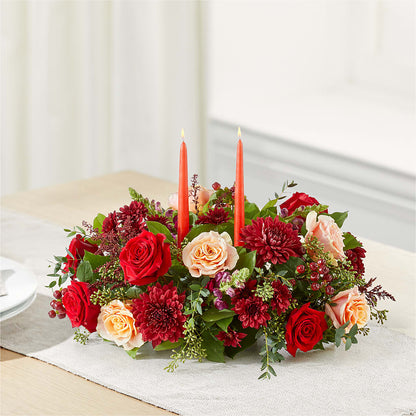 Most Thankful Centerpiece – XINAI'S FLOWERS, Chowchilla CA