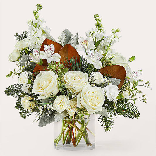 Fresh Snowfall Bouquet – XINAI'S FLOWERS, Chowchilla CA