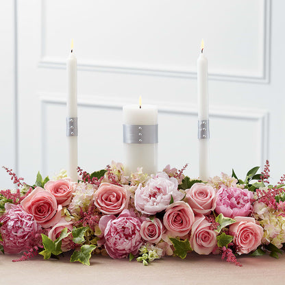 Worldwide Romance Unity Candle Arrangement – XINAI'S FLOWERS, Chowchilla CA